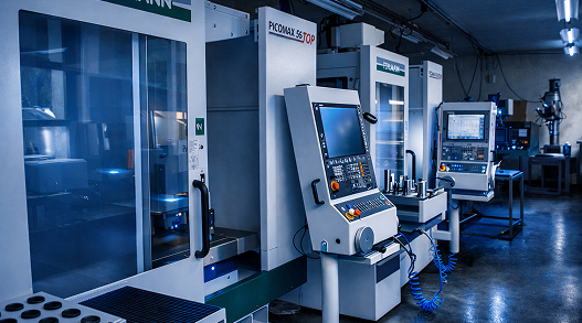 Un parc complet de machines pour la mécanique dans le Jura